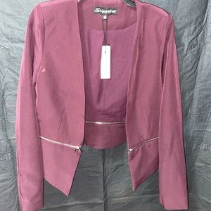 Purple blazer